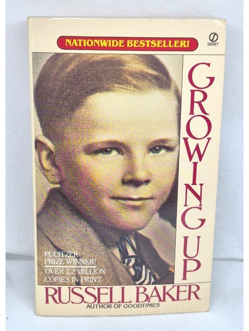 Growing Up by Russell Baker Paperback | Pulitzer Prize Winner Memoir Signet